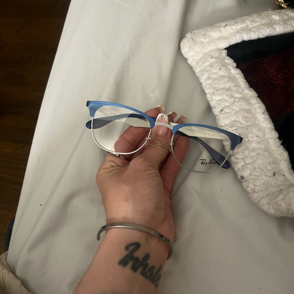 Ray-Ban Blue and Silver Glasses - Picture 6 of 11